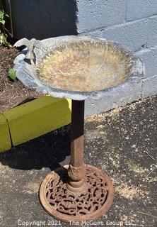 Cast Iron Garden Bird Bath