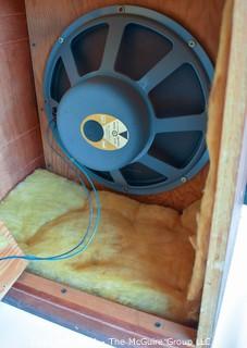 Electronics: Vintage: Speaker: Pre-JBL - Jim Lansing Model L  D-130 16 Ohms 15" Woofer in Wood Case; w/ Metal Protective Screen