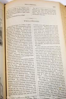 Hard Cover Edtion of Godley's Lady's Book and Magazine, Philadelphia, P.A, 1860.  