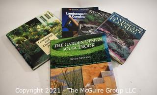 Five (5) Books on Landscape and Garden Design.