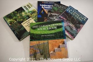 Five (5) Books on Landscape and Garden Design.