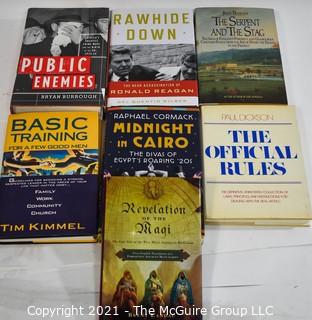 Group of Hard Cover Books Including "Midnight in Cairo".