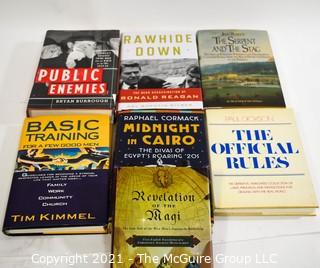 Group of Hard Cover Books Including "Midnight in Cairo".