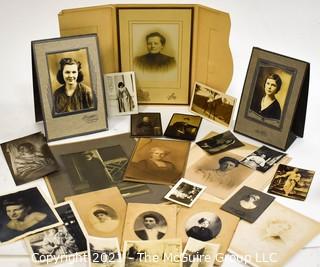 Collection of Vintage Black & White of Photographs of Women.  Various Sizes and Eras.