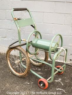 High Wheeled Garden Hose Caddy Cart