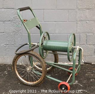 High Wheeled Garden Hose Caddy Cart