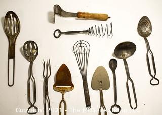 Collection of Vintage Kitchen Utensils 