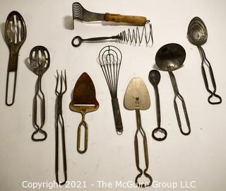 Collection of Vintage Kitchen Utensils 