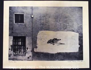 Signed and dated photo "Windows, Spain" by Carlos Tabernero 1998; 11 x 14"  