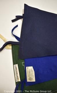 Three (3) Vintage Felt College Pennants - Marietta, Colby & Michigan State University.  Measures 29"L.