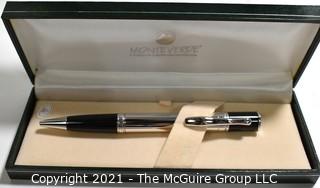 Monteverde Sterling Silver Ballpoint Writing Pen; New in Box.