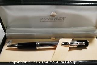 Monteverde Sterling Silver Ballpoint Writing Pen; New in Box.