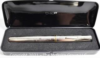 Tombow Gun Metal Rollerball Writing Pen, New in Box