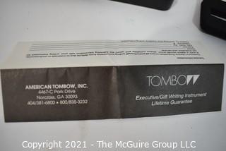 Tombow Gun Metal Rollerball Writing Pen, New in Box