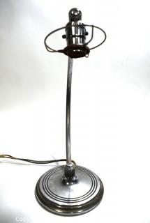 Chase Art Deco Mid Century Chrome Table Lamp.