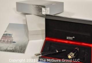 Mont Blanc Writers Edition Mark Twain Fountain Pen #105634; New in Original Box.  