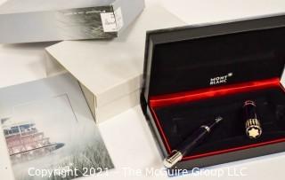 Mont Blanc Writers Edition Mark Twain Fountain Pen #105634; New in Original Box.  