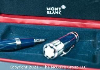 Mont Blanc Writers Edition Mark Twain Fountain Pen #105634; New in Original Box.  