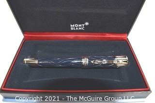 Mont Blanc Writers Edition Mark Twain Fountain Pen #105634; New in Original Box.  