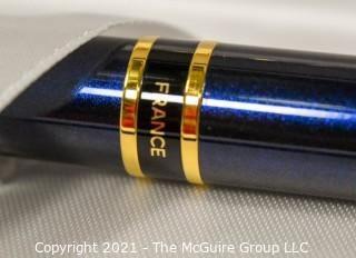 Waterman Paris Hemisphere Blue with Gold Accent Ballpoint Pen; New in Box. 