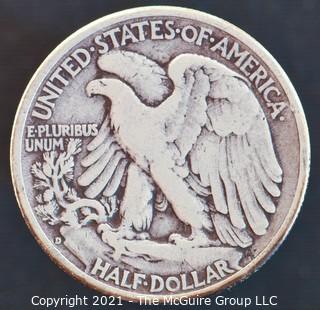 Coins: Walking Liberty Half Dollar: 1937-D