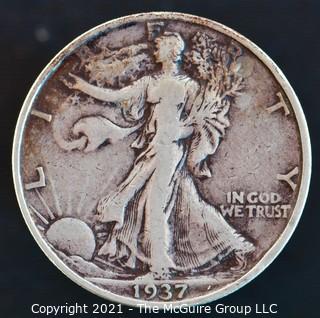 Coins: Walking Liberty Half Dollar: 1937-S