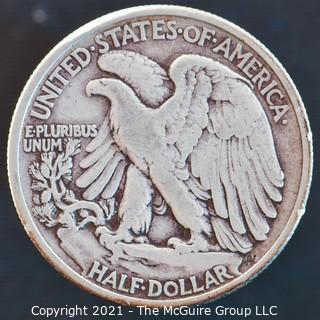 Coins: Silver: Walking Liberty Half Dollar: 1938-P