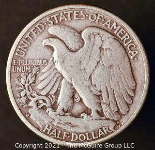 Coins: Silver: Walking Liberty Half Dollar: 1939-D