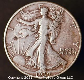 Coins: Silver: Walking Liberty Half Dollar: 1939-D