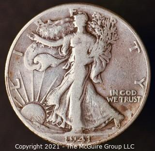 Coins: Silver: Walking Liberty Half Dollar: 1940-P 