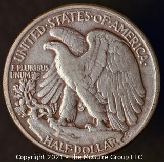 Coins: Silver: Walking Liberty Half Dollar: 1942-P