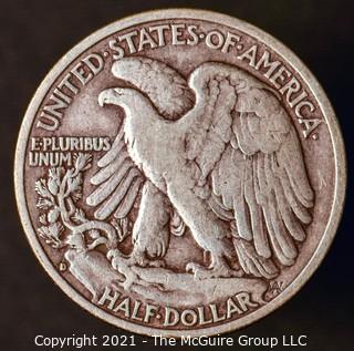 Coins: Silver: Walking Liberty Half Dollar: 1942-D