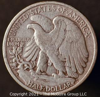 Coins: Silver: Walking Liberty Half Dollar: 1943-S