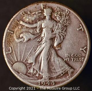 Coins: Silver: Walking Liberty Half Dollar: 1944-P