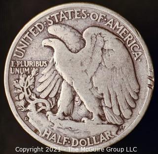 Coins: Silver: Walking Liberty Half Dollar: 1944-D