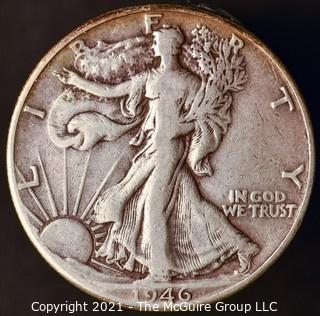 Coins: Silver: Walking Liberty Half Dollar: 1946-D