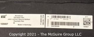 Montblanc Mont Blanc Donation Pen John Lennon Imagine Special Edition Fountain Pen Set #105807. New in Box with all Inserts.