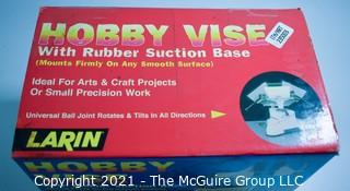 Hobby Vise with Rubber Suction Base, New in Original Box.