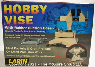 Hobby Vise with Rubber Suction Base, New in Original Box.