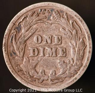 Coins: Silver Barber Dime: 1900-P