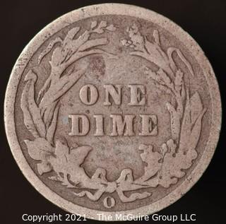 Coins: Silver Barber Dime: 1902-O