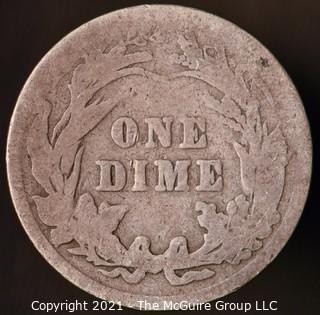 Coins: Silver Barber Dime: 1903-P