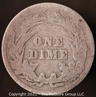 Coins: Silver Barber Dime: 1903-P