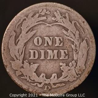 Coins: Silver Barber Dime: 1907-D