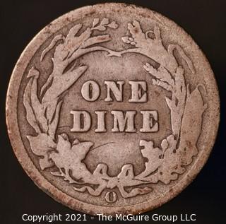 Coins: Silver Barber Dime: 1907-O