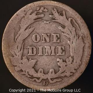 Coins: Silver Barber Dime: 1912-D