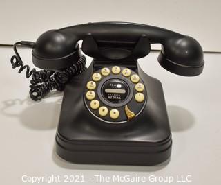 Reproduction Grand Telephone, Black with Flash Redial PF Products