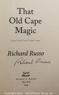 The Old Cape Magic by Richard Russo, Signed by Author.