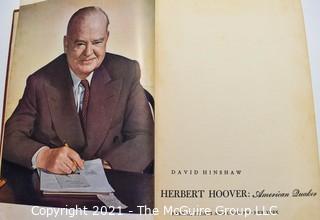 Signed First Edition (575/1500) "Herbert Hoover" by David Hireshaw