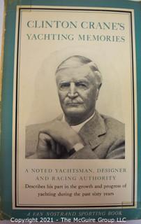 Book: "Clinton Crane's Yachting Memories" by Clinton Crane 1952 1st HC w/DJ 